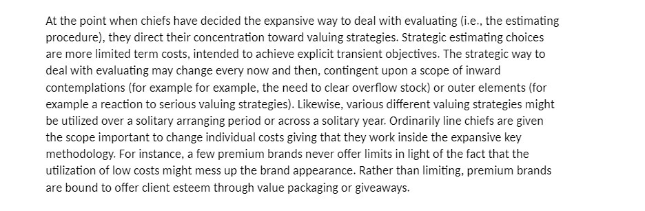 At the point when chiefs have decided the expansive way to