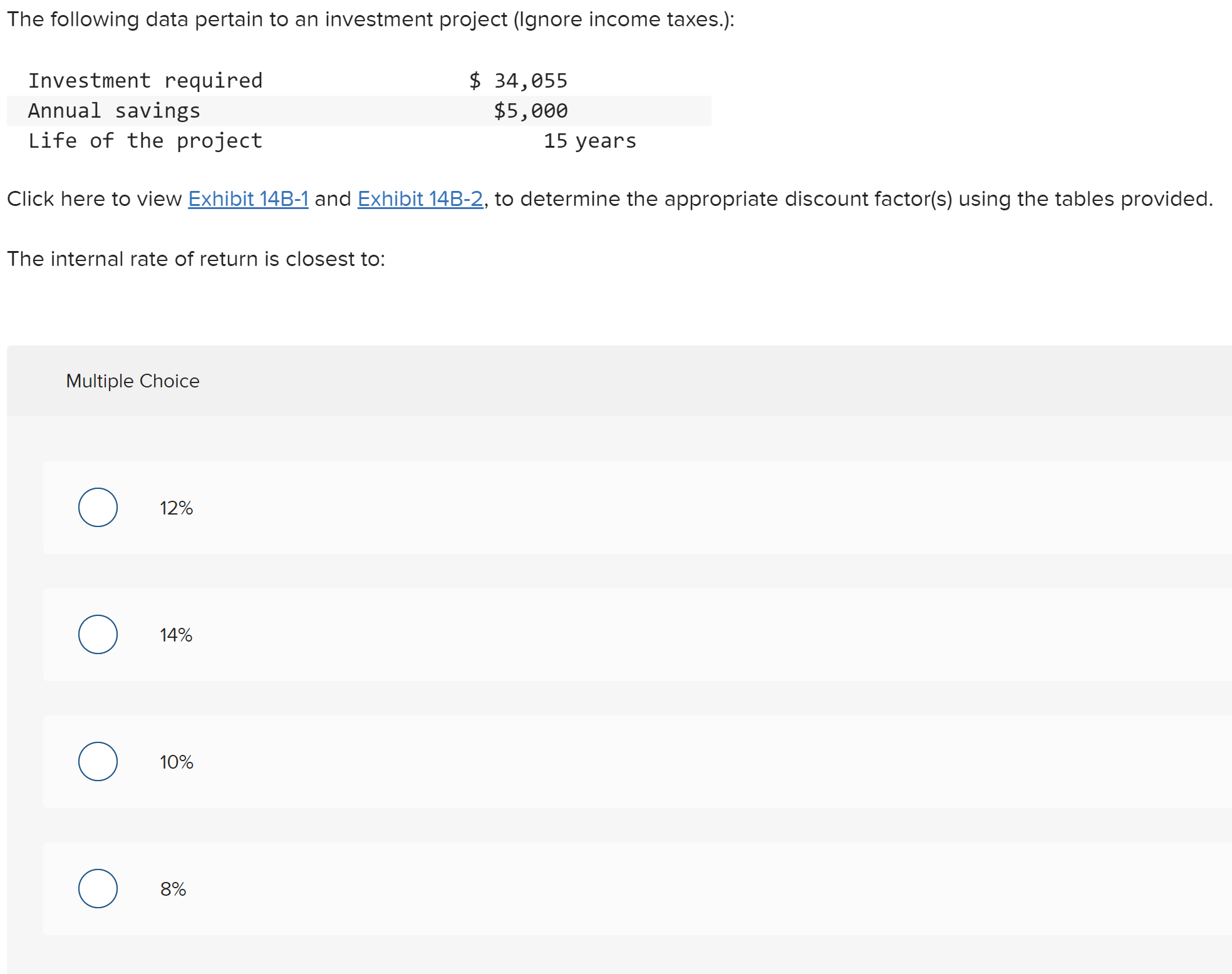 Multiple Choice 0 equal to 16% less than 16%. cannot be determined