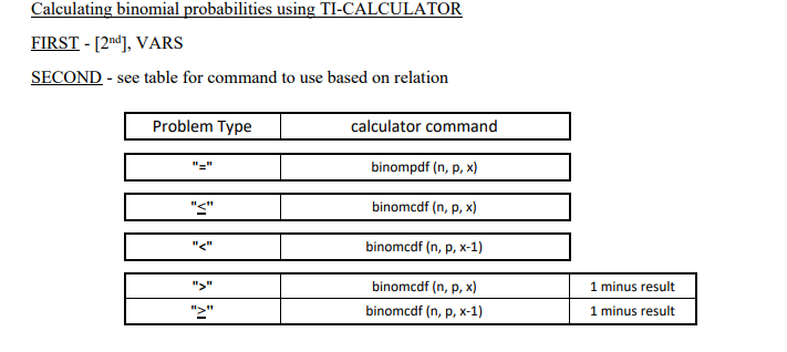 Write the problem number. 2. Determine the hinonna] parameters, 11 and p,