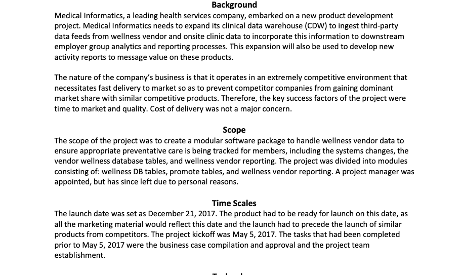 no clue what to start with in MS Project. Attached are the