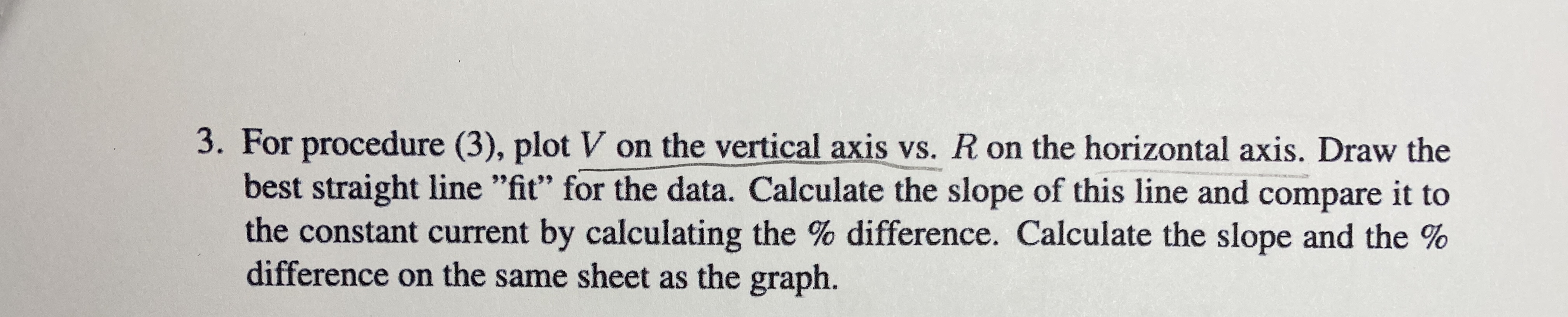 with the resistance R being the proportionality constant. Mathematic cally this is