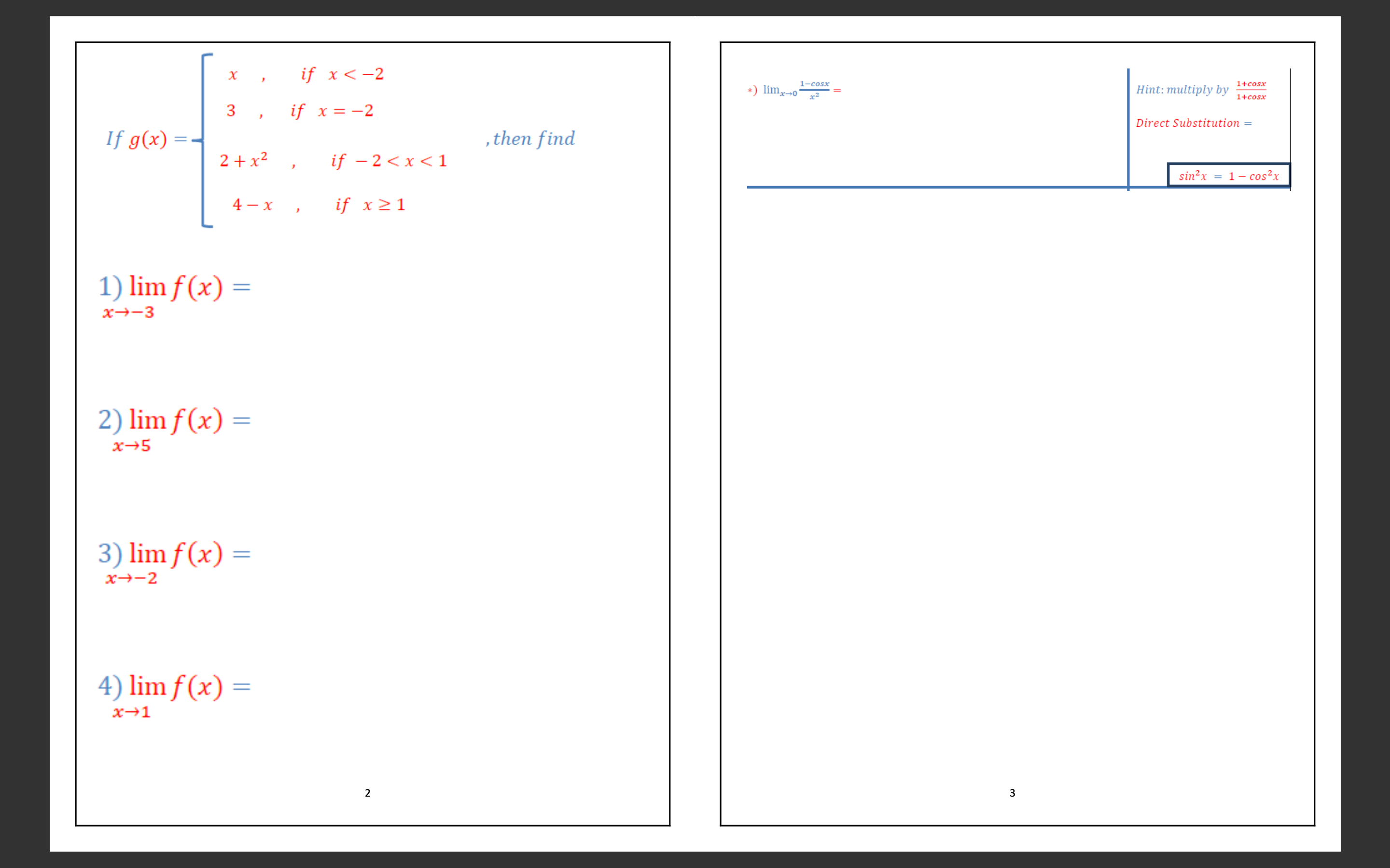 vertical asymptote: 1) f (x) = - 2x x - 2 2)
