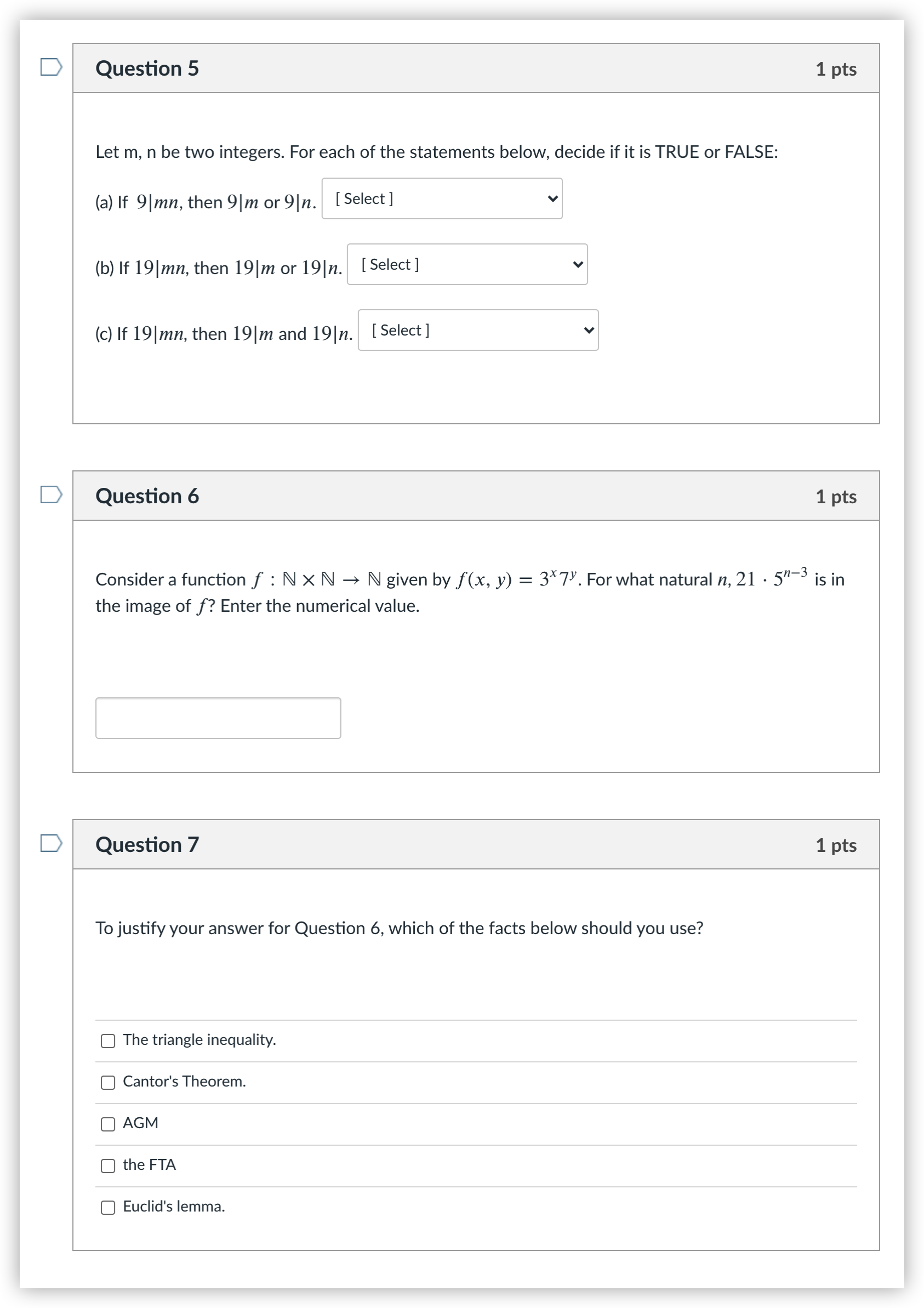 Please help with this question. Thank you. D Question 5 1 pts