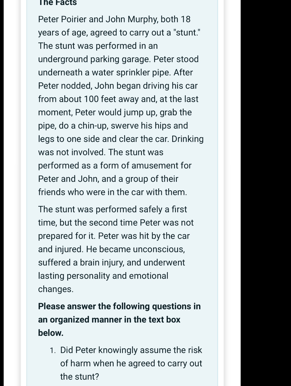  I no rams Peter Poirier and John Murphy, both 18 years