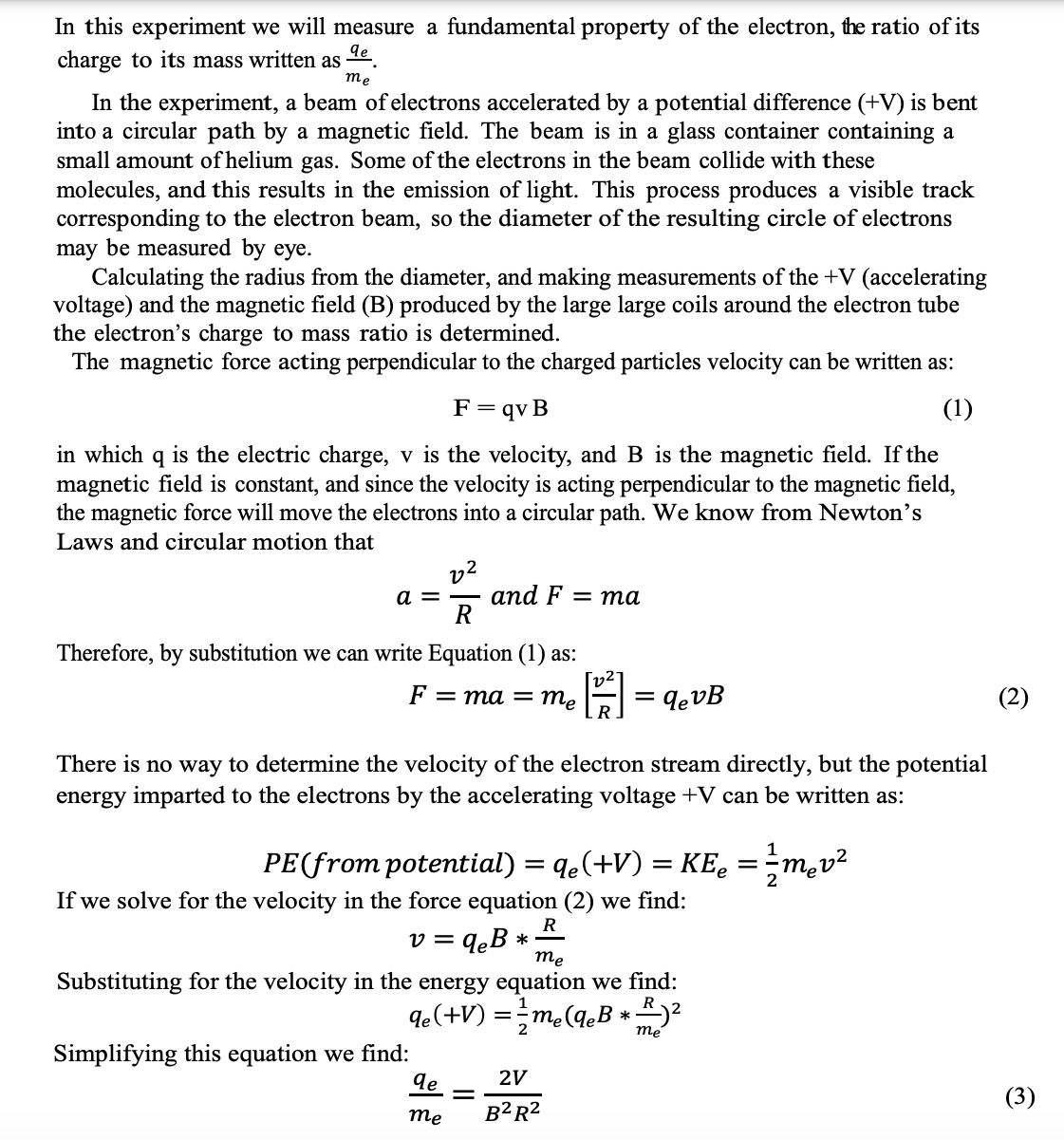by one radius. This arrangement is called a set of Helmholtz coils.