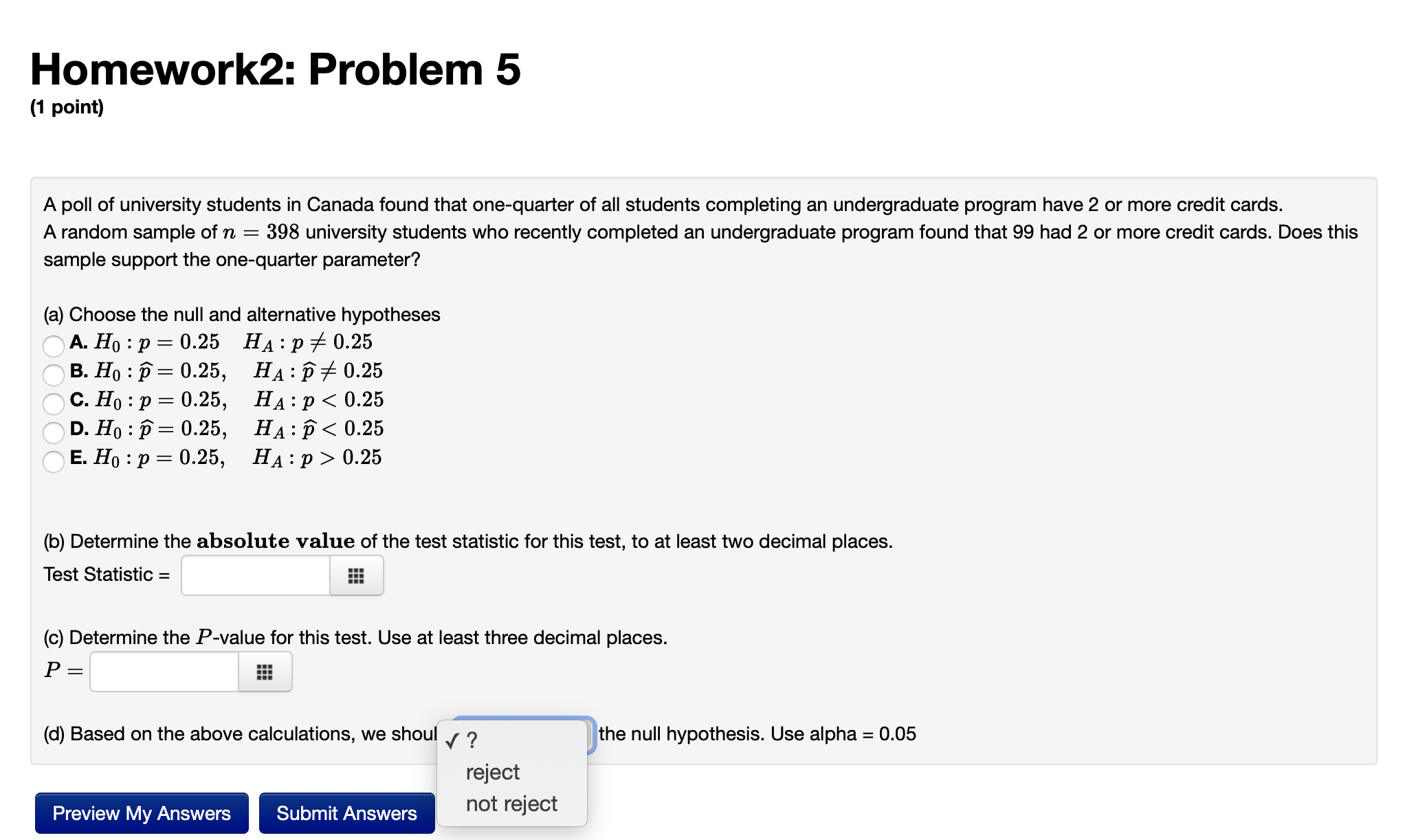 point) The editor of a magazine knows that 40.2% of all people