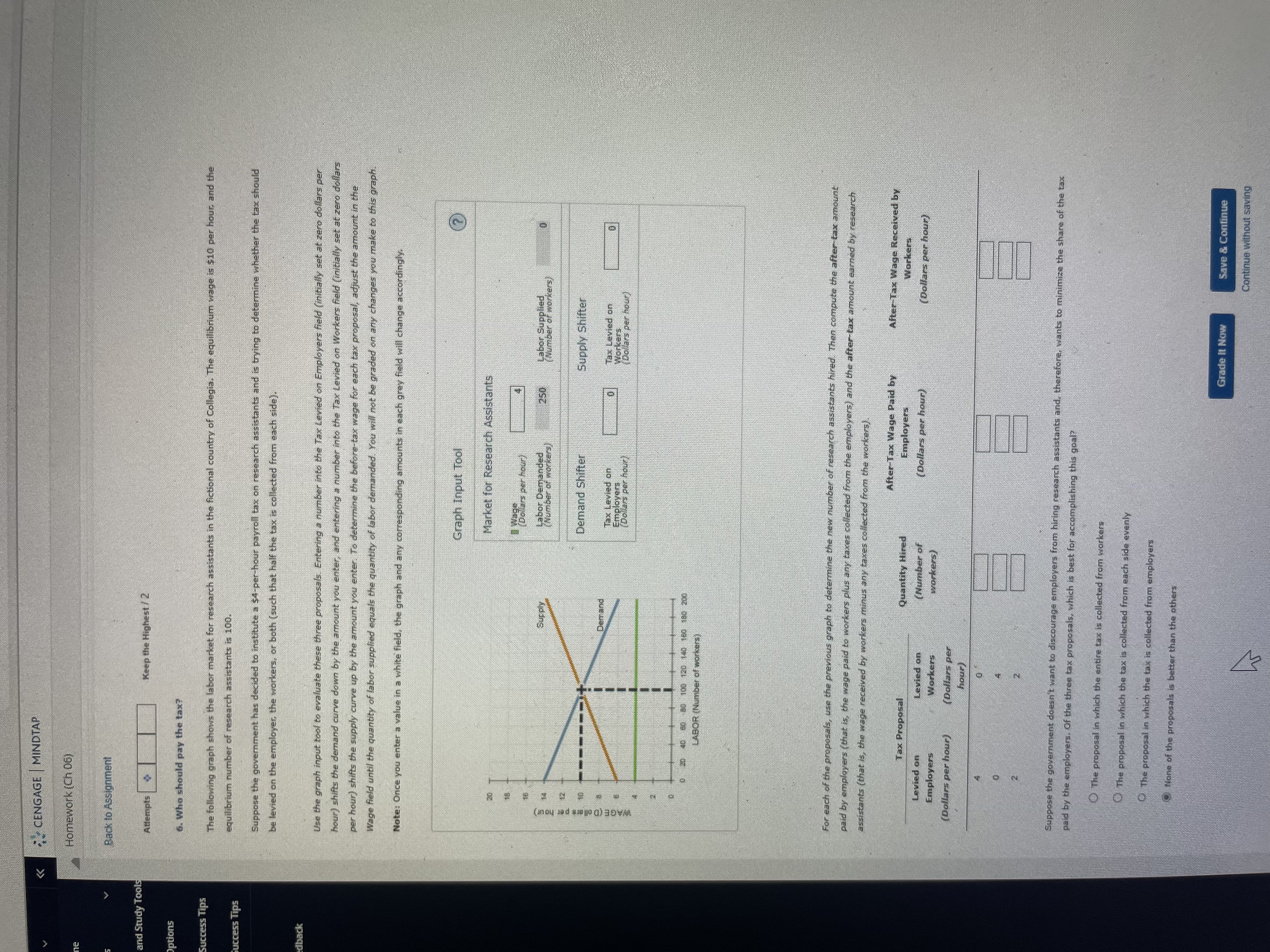 CENGAGE | MINDTAP Homework (Ch 06) Back to Assignment and Study