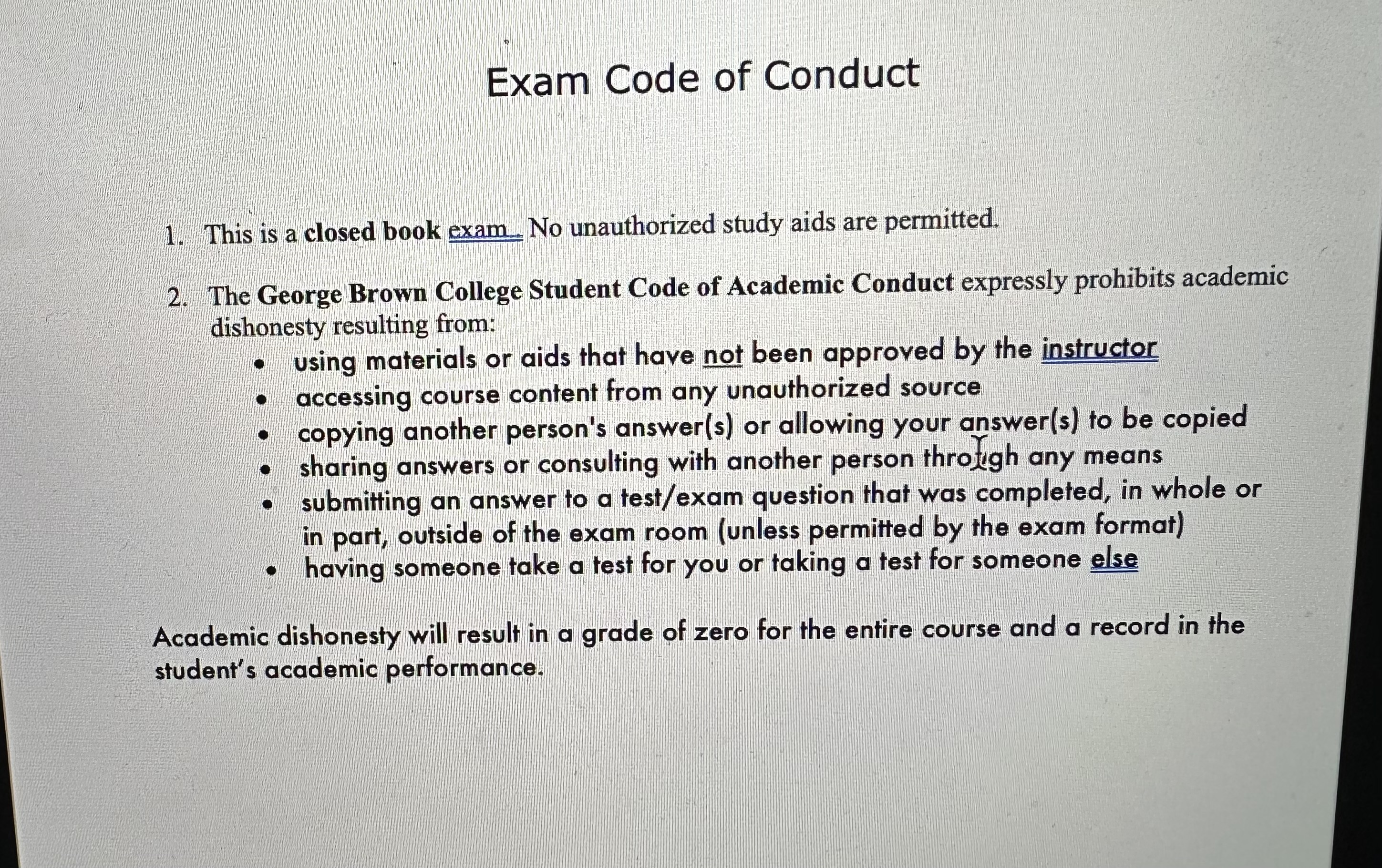 . No unauthorized study aids are permitted. 7. When estimating a project