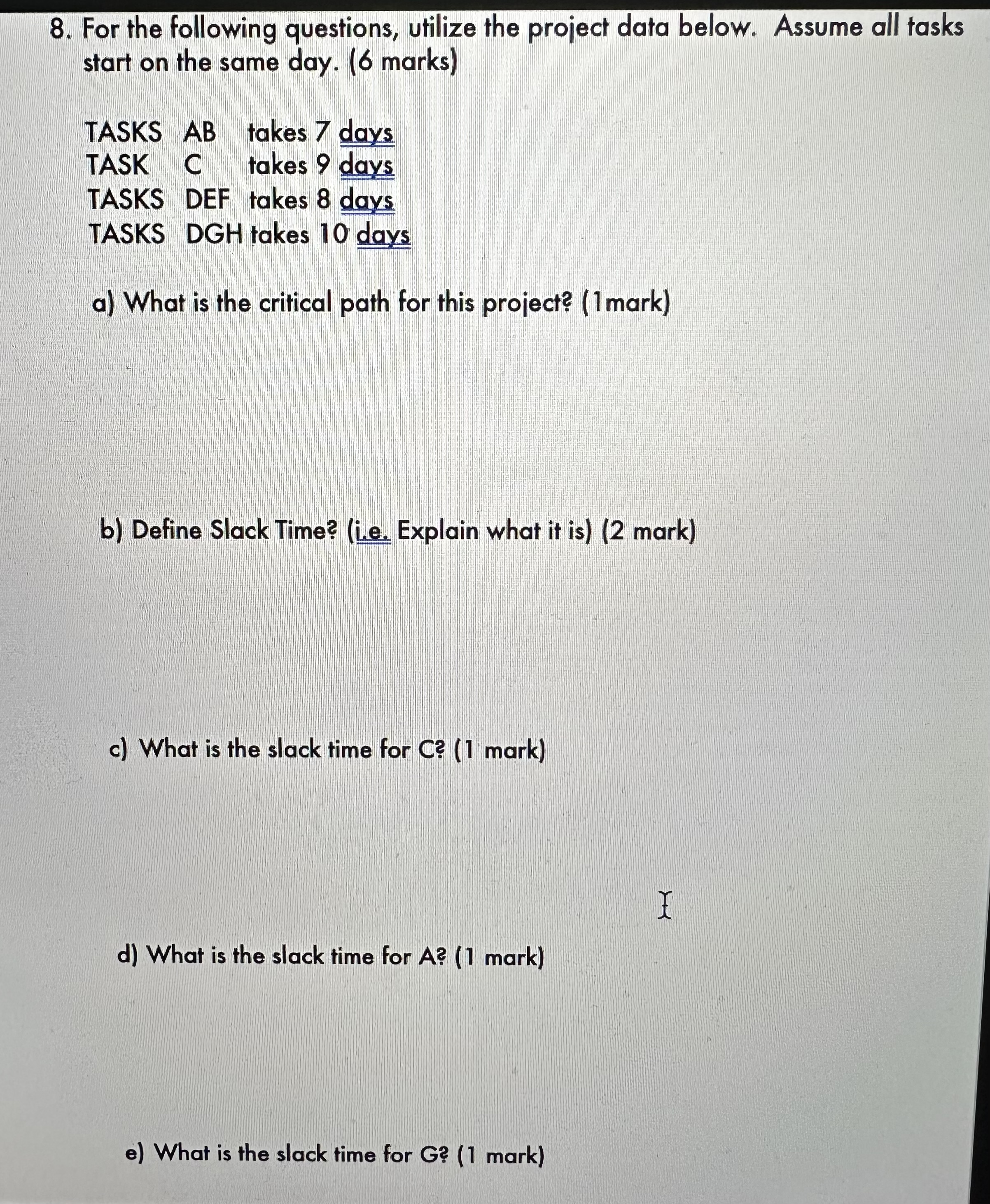 course content from any unauthorized source copying another person's answer(s) or allowing