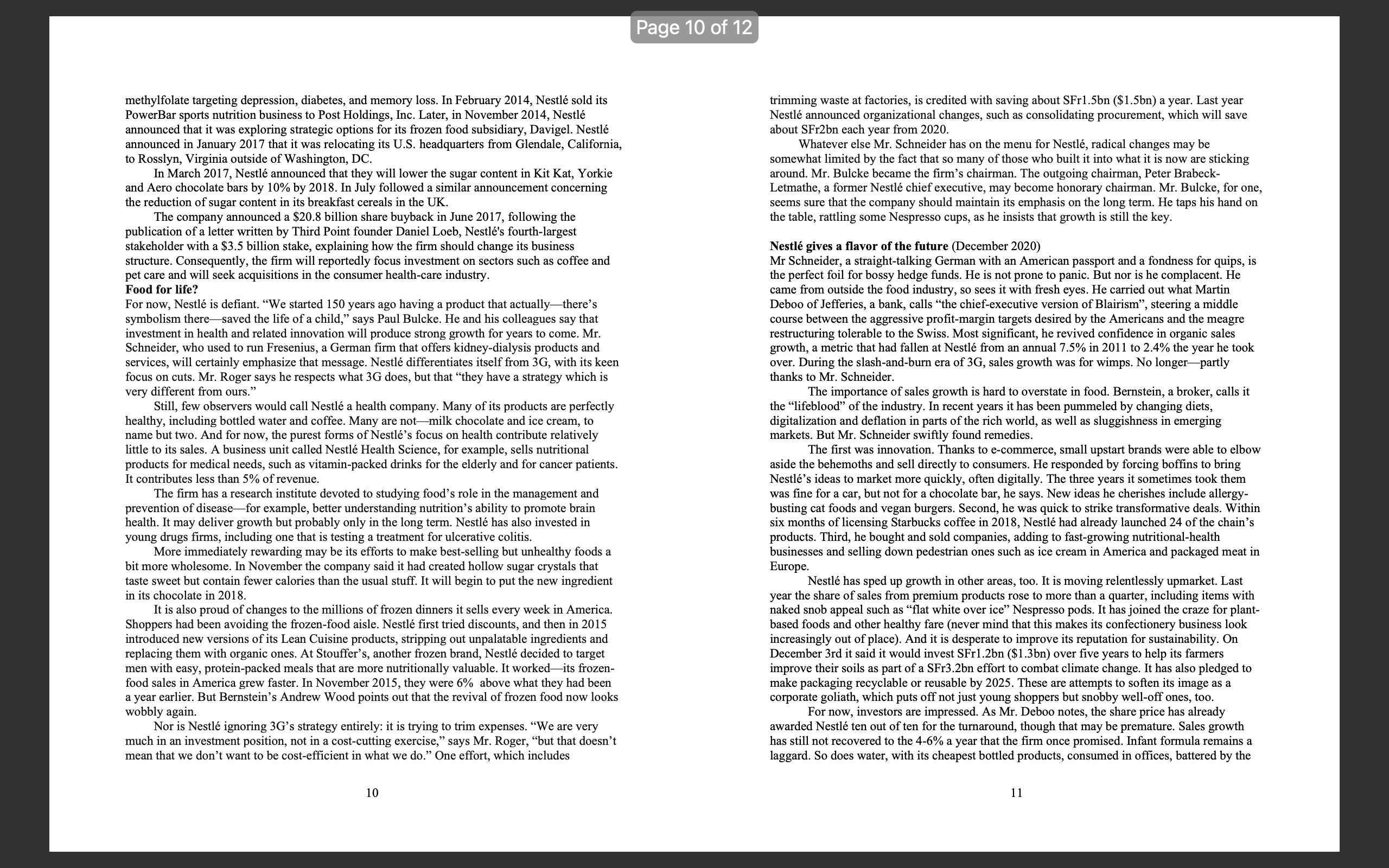 opened a new museum lled with corporate heirlooms: the rst written notes