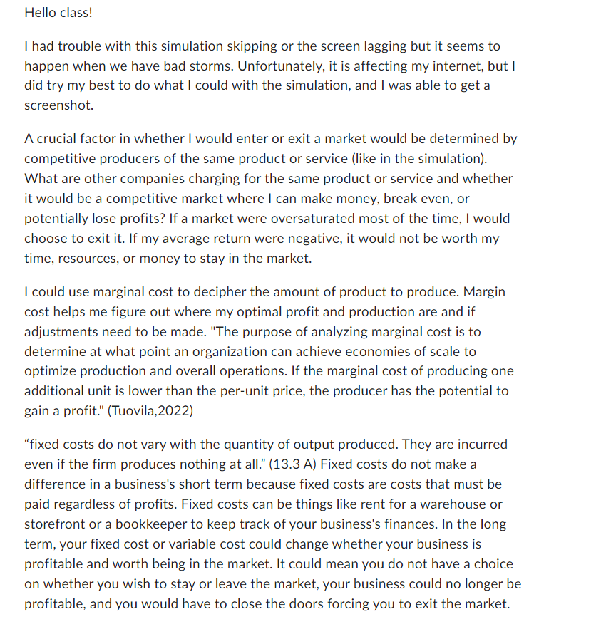  Hello class! I had trouble with this simulation skipping or the