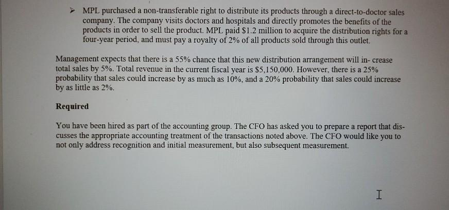 an IPO in the current year, and is traded on the Toronto