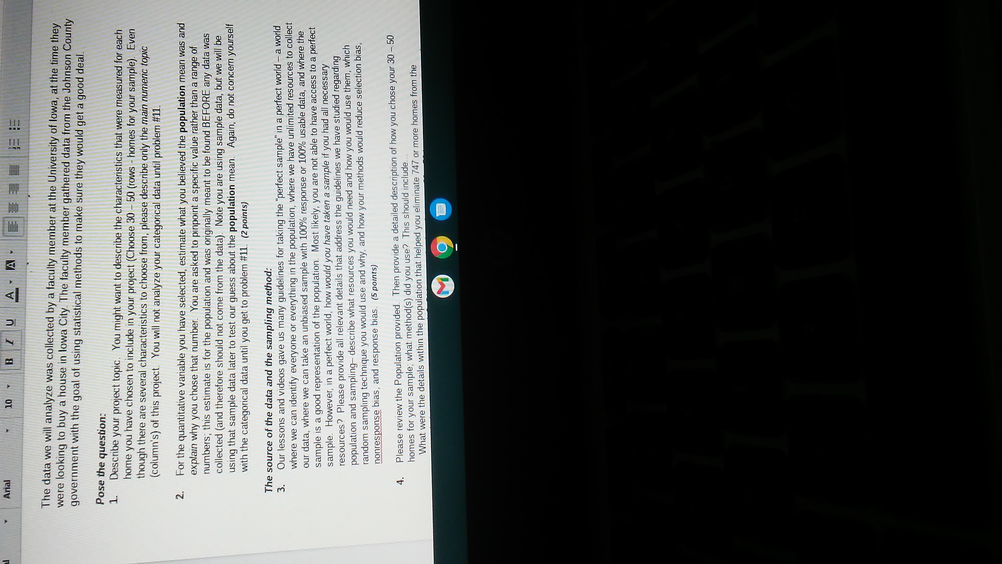 Arial 10 BIU A. A. The data we will analyze was