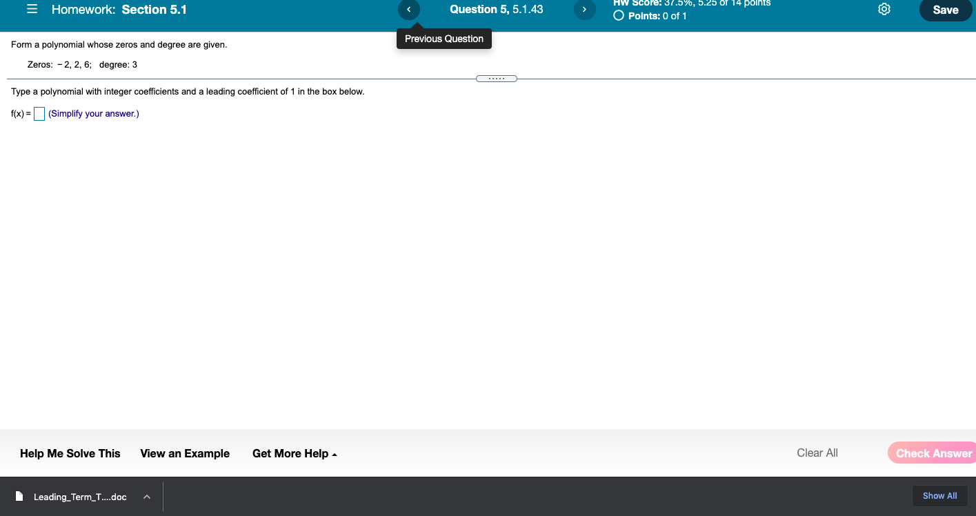 > g(x) (-9.16) . . . . . (a) The solution to