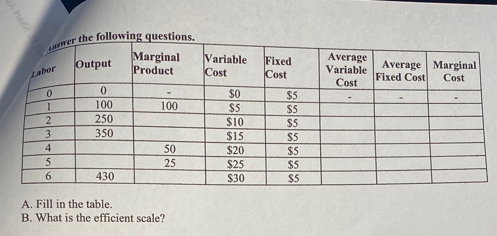 Solve section A and B then explain you're work answer the following