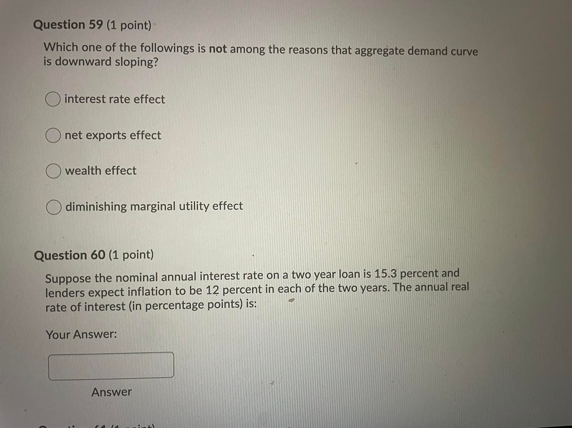 expect: the aggregate demand curve to shift leftward. the ratchet effect to