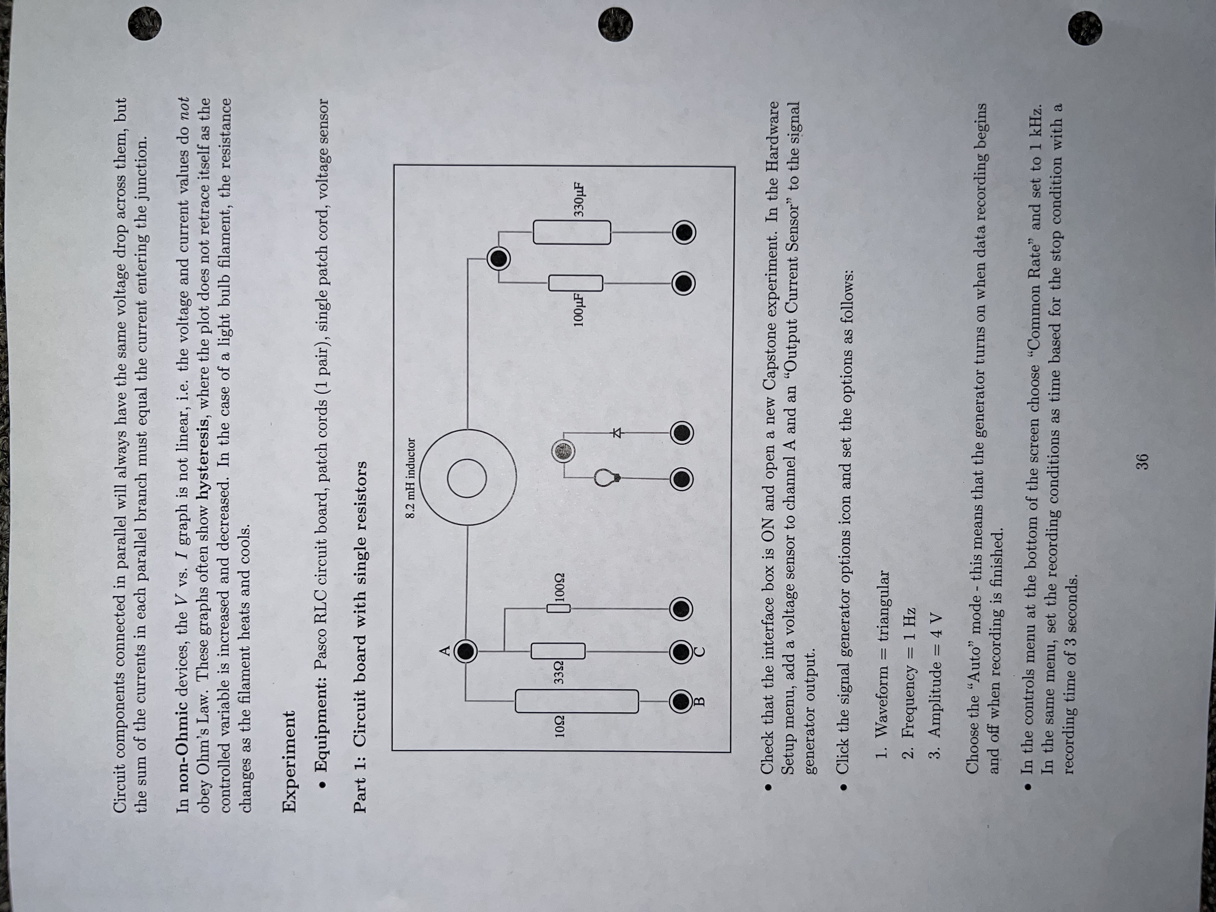  Circuit components connected in parallel will always have the same voltage