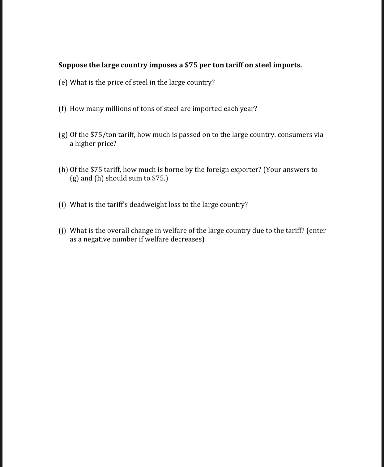 steel and is able to influence the world price of steel. Its