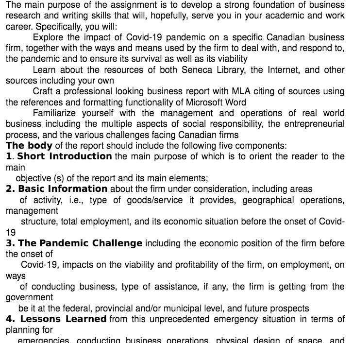  The main purpose of the assignment is to develop a strong