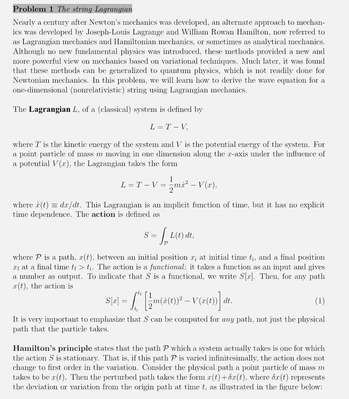 the initial and final endpoint are left unchanged; that is, we require