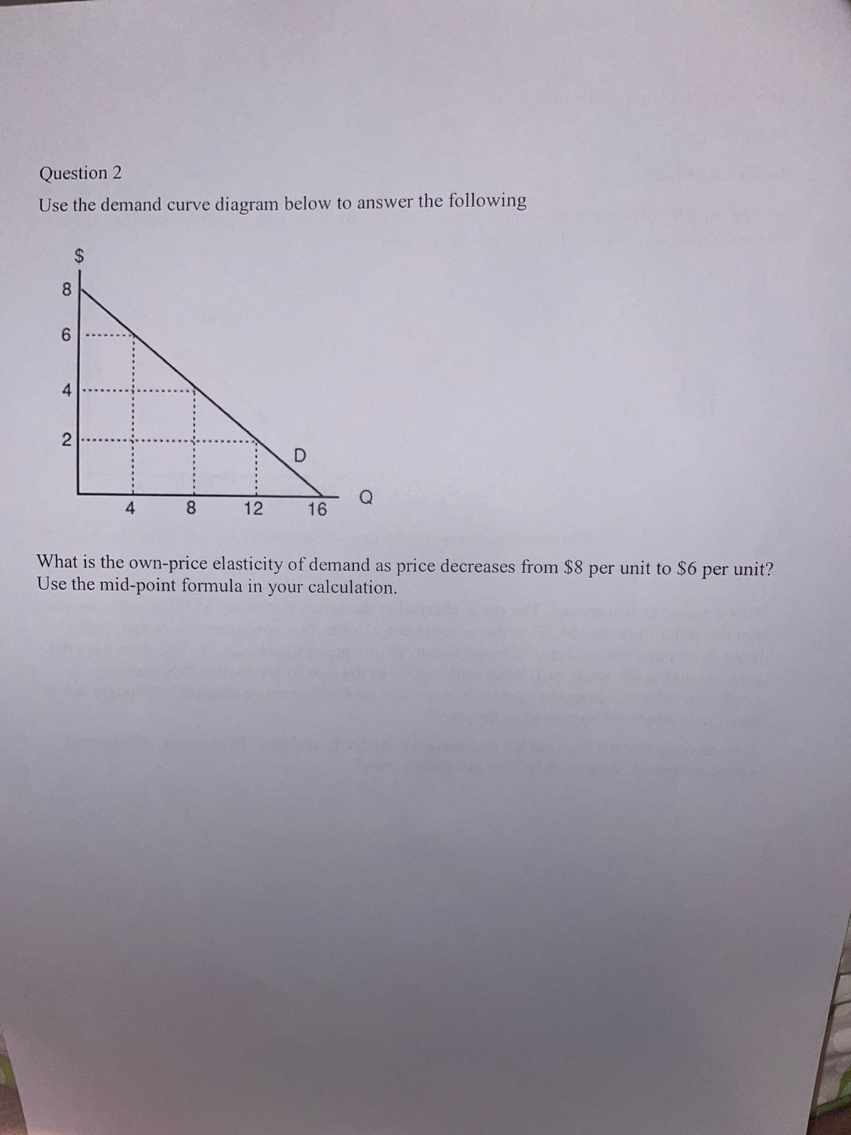 on this demand curve. S 90 "..... . . .. .. .
