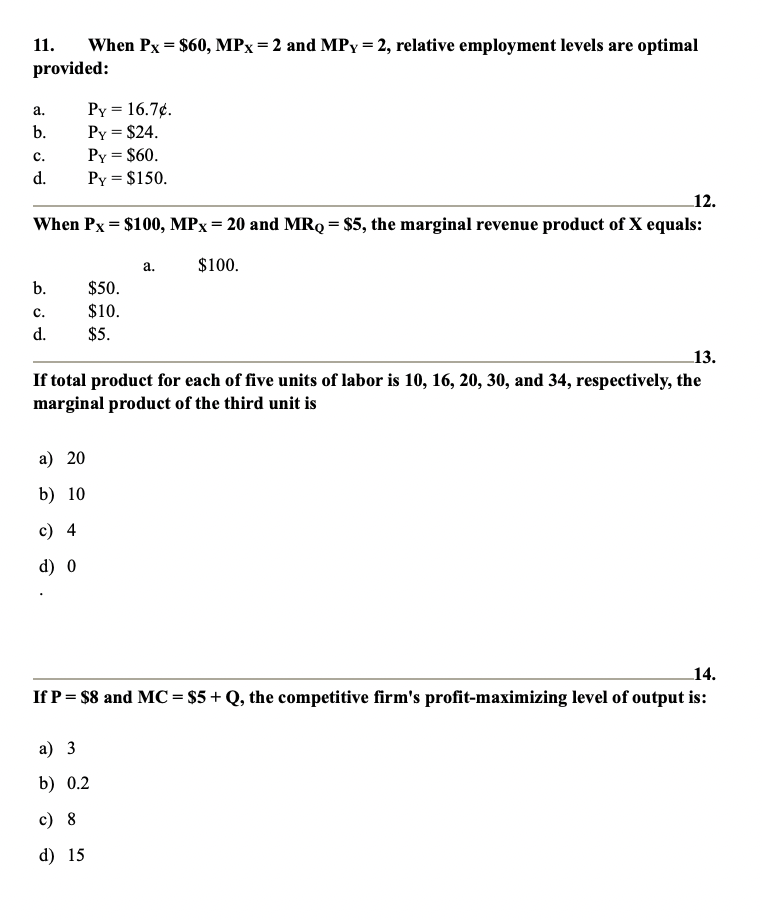 price is: $0.99 $0.66 $1.98 8. When the product demand curve is