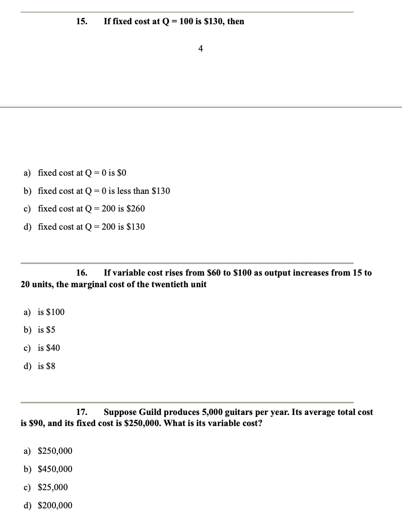 P = $5 - $0.05Q, and Q = 6|], the point price