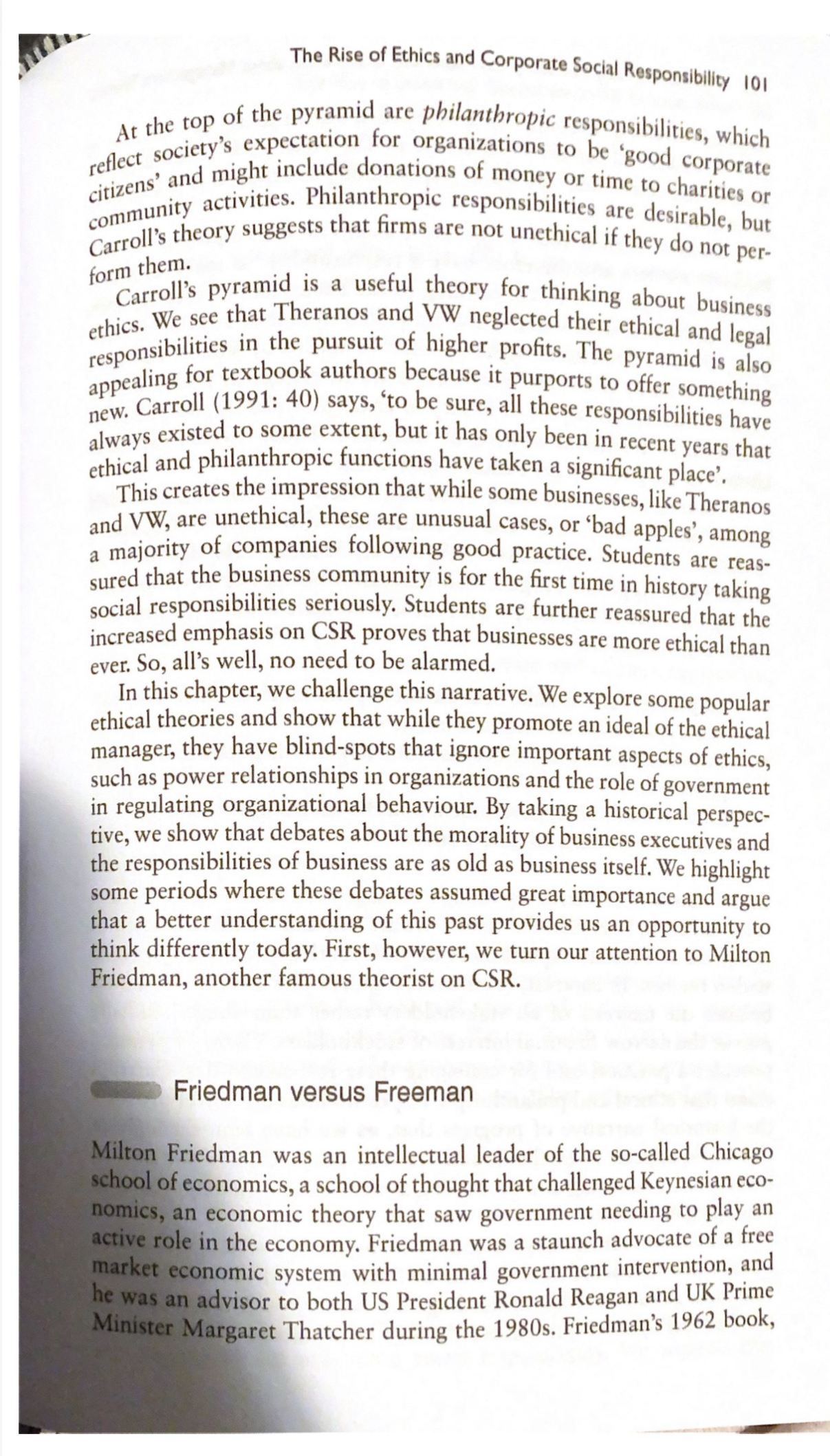 it to an experience you have had, something you have read or