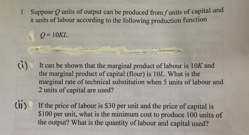 Suppose that you know the utility function for an individual is given