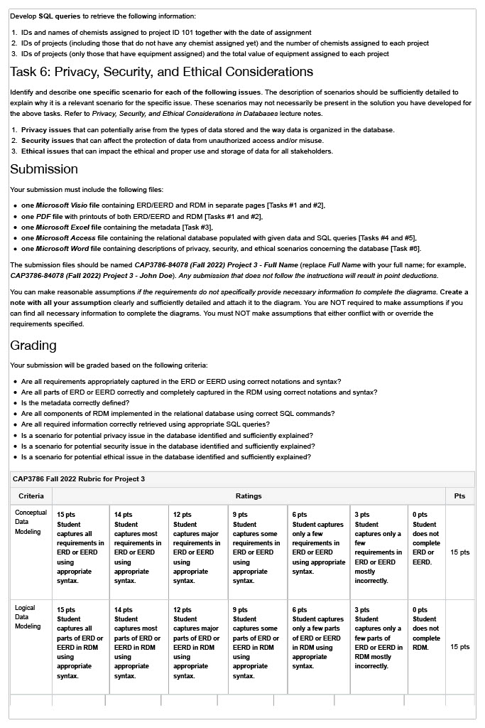 Points 100 Submitting a file upload File Types vsdx, pdf, xlsx, and