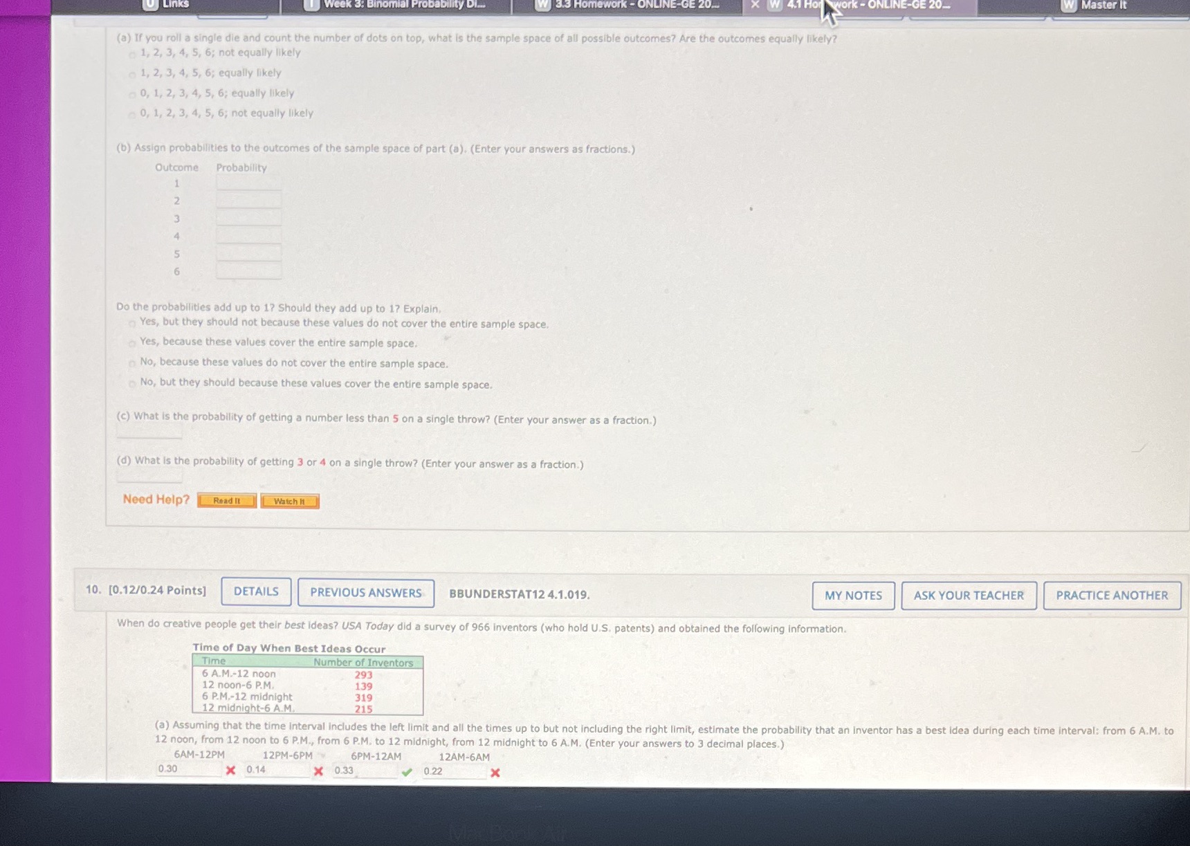  .3 Homework - GE 20.. W 4.1 Hor work - ONLINE-GE
