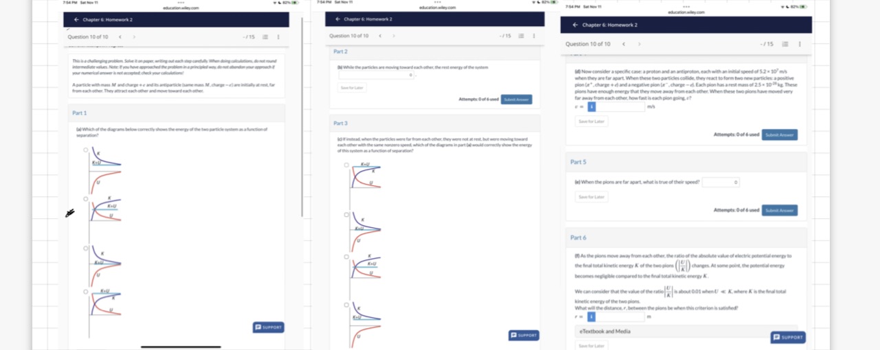 Same question all F Chapter &: Homework ] + Cupter & Homrages