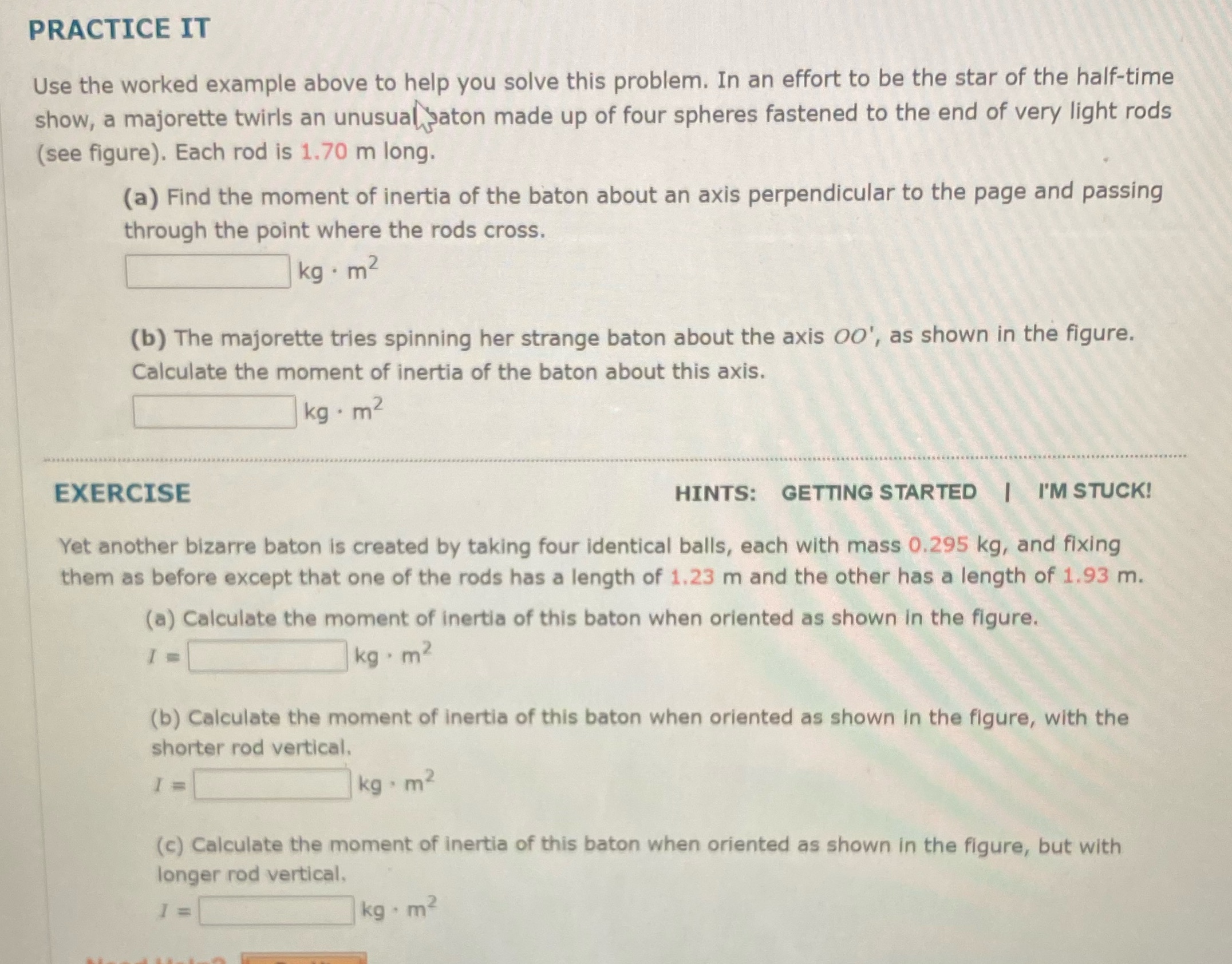  PRACTICE IT Use the worked example above to help you solve
