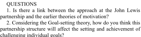 QUESTIONS 1. Is there a link between the approach at the