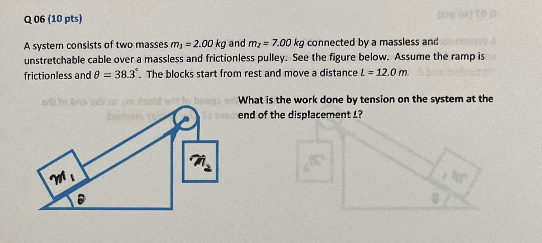 Please explain in basic simple ways, including free body diagrams Q 06