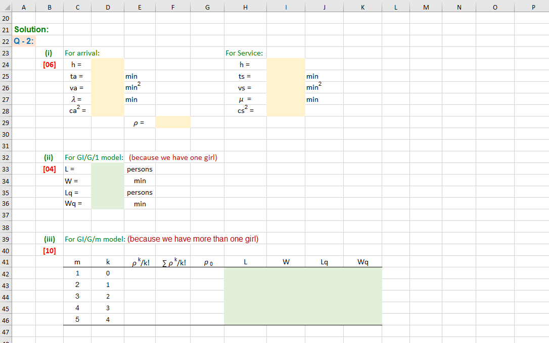 L M Chapter 11 Queueing Theory Q - 2: (Is it better
