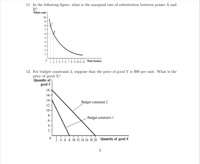 assumption about consumer preferences does this violate? A. transitivity B. more is