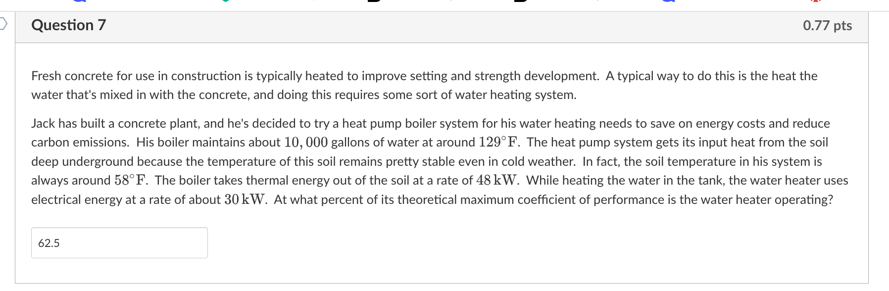 has gotten pretty warm. She drops ten 13 C ice cubes of