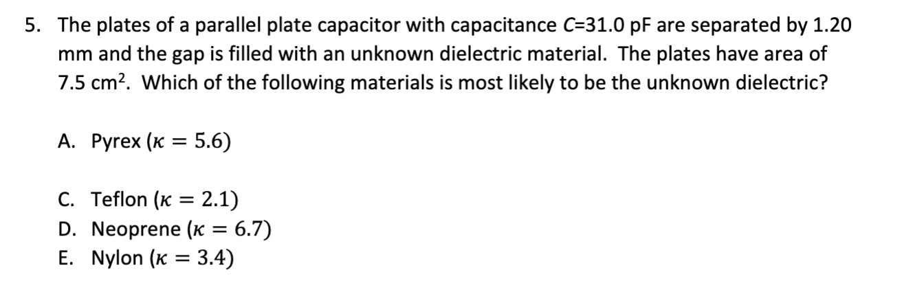 Please answer problem 5 and provide a thorough explanation of your answer/show