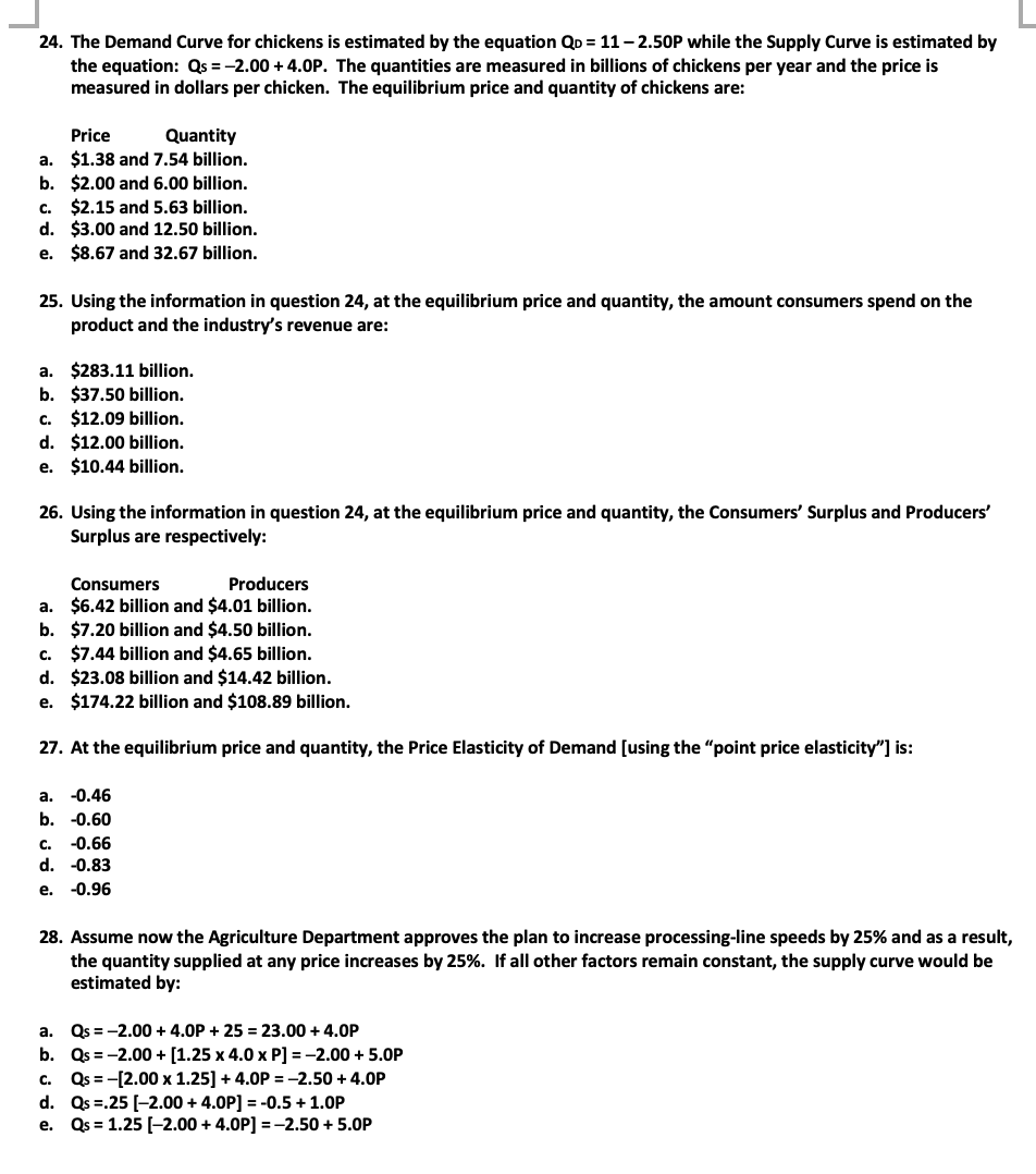 Please ONLY ANSWER NUMBER 33. and EXPLAIN WHY be clear. _| 24.