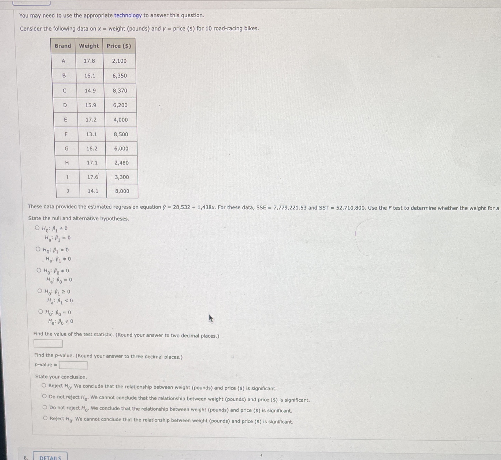  You may need to use the appropriate technology to answer this