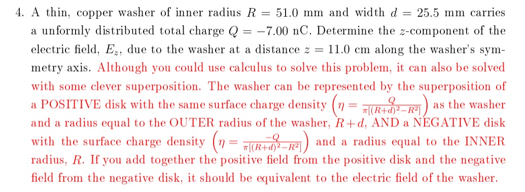 Please help! Everyone keeps getting this wrong 4. A thin, copper washer
