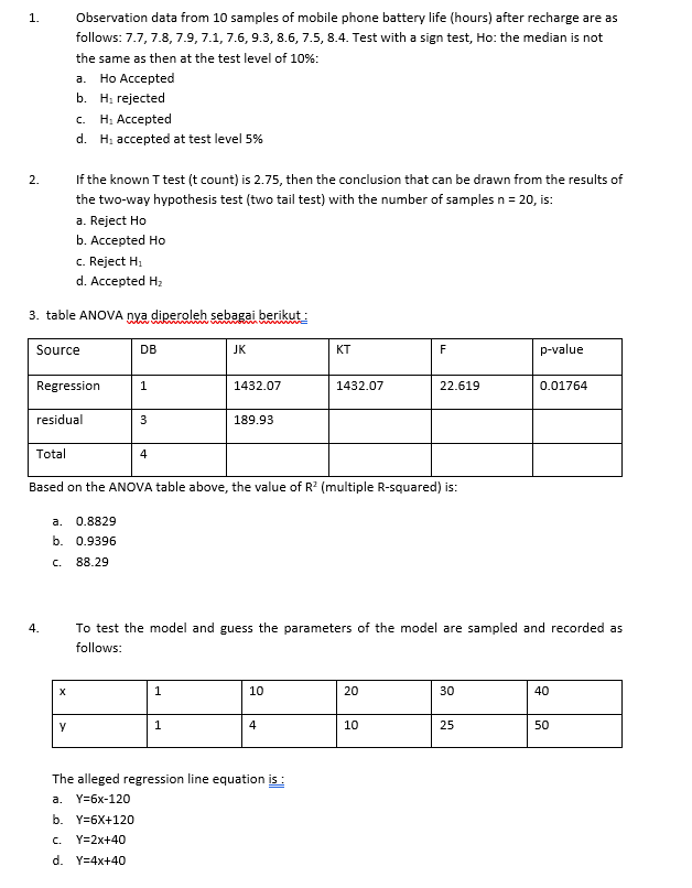 I have multiple choice quiz home work as below, just give quic