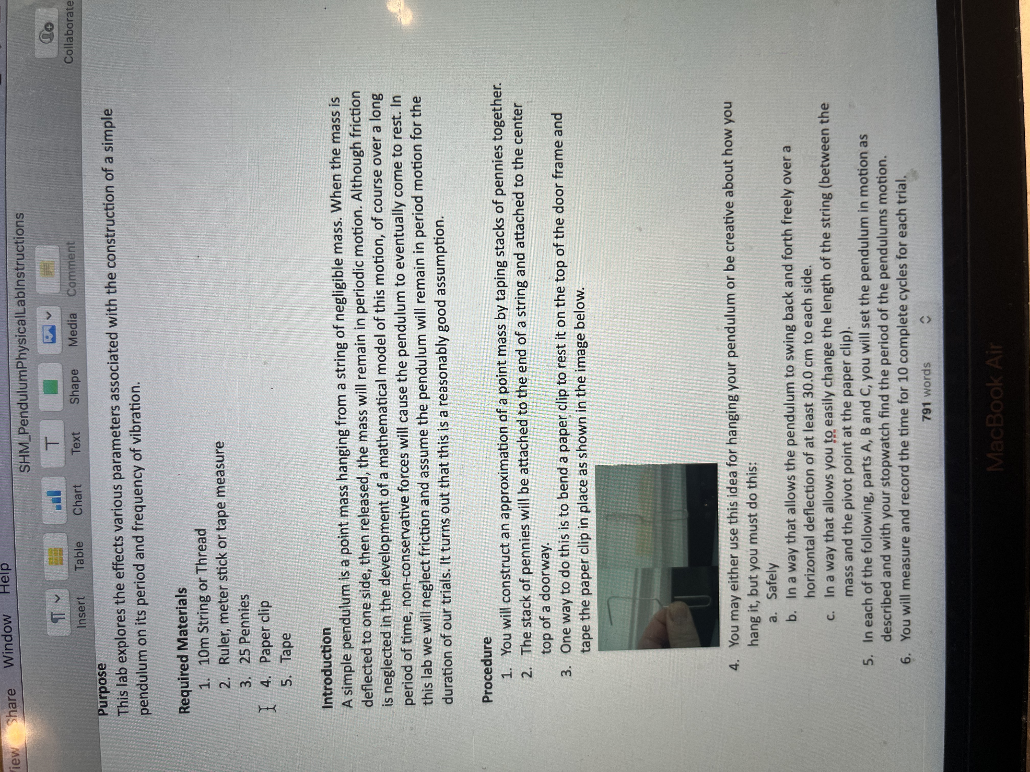for 10 Cycles Period (s) Sample Calculations (4 Points Each) 1. Angle