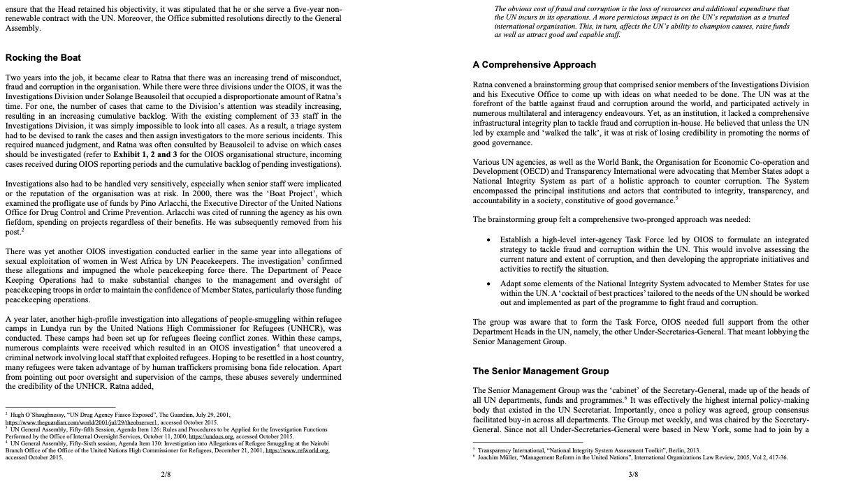 been an increase in fraud and corruption cases within the UN?Why do