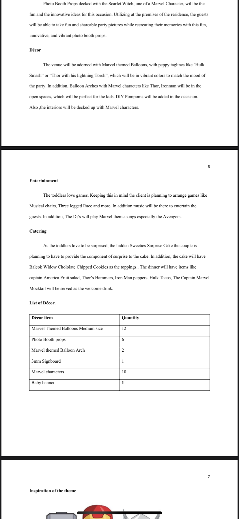 Sign a contract for the venue manager to confirm the venue Mar