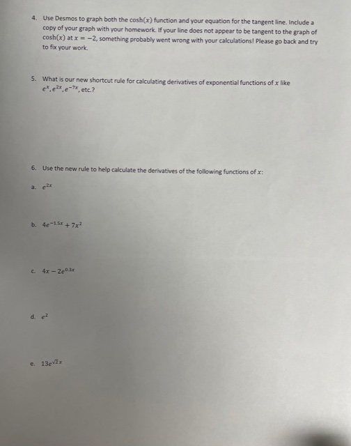 "cosh". The name is short for "hyperbolic cosine." One reason that this