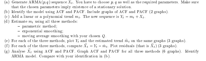 You may use codes available on this webpage: https://mysite.science.uottawa.ca/rkulik/mat3379/R/R-2.html. [a] Generate ARMA