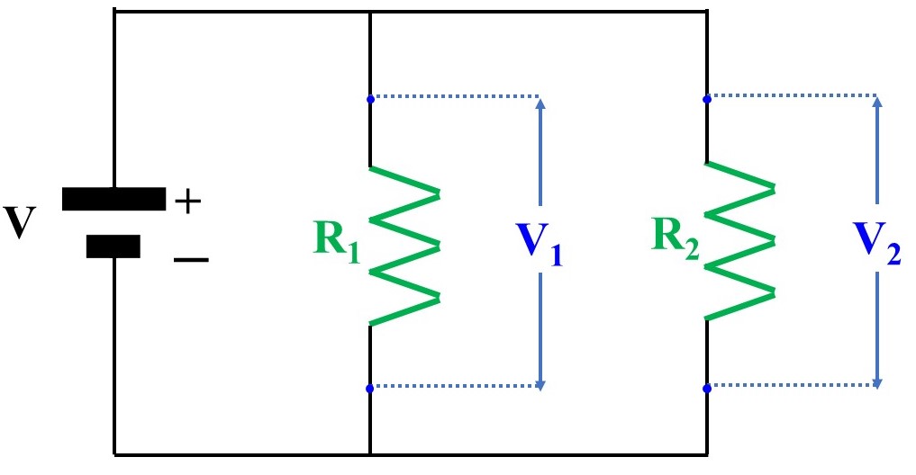 resistors are connected in: 1=1.5 A R1 = 40 0 V R