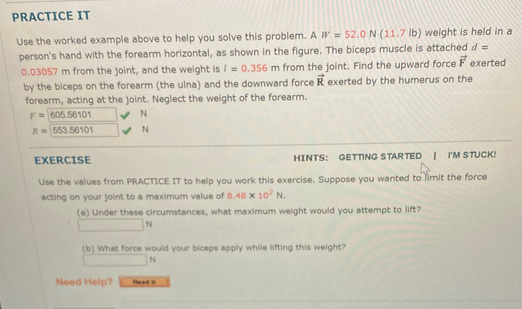  PRACTICE IT Use the worked example above to help you solve